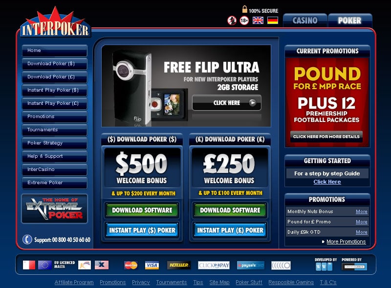 Interpoker spel