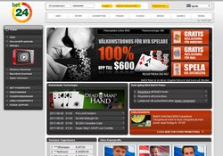 Webbsida bet24 poker