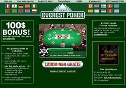 Everest Poker webbsida