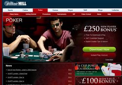 William Hill Poker webbsida