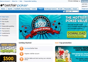 betfair poker startsida