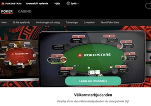 Pokerstars startsida