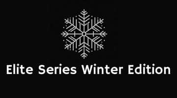 Bild på en snöflinga och texten "Elite Series Winter Edition"