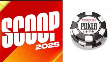 Loggor för SCOOP 2025 och WSOP