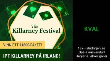 Banner för kvalet till Killarney Festival