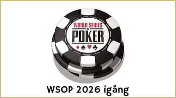 Loggan för WSOP samt texten "WSOP 2026 igång"